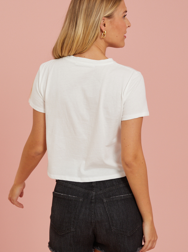 The Tortured Poets Department Cropped Tee Detail 4 - ARULA