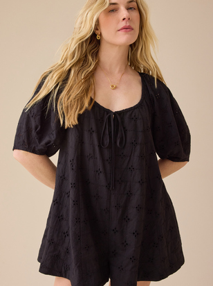 Posie Eyelet Romper - ARULA