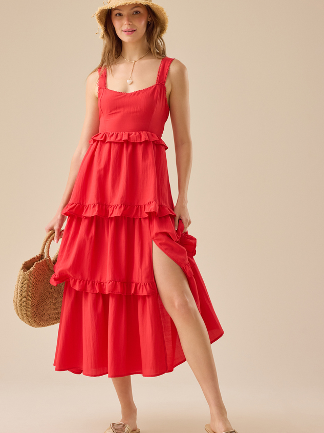 Ruby Maxi Dress Detail 4 - ARULA