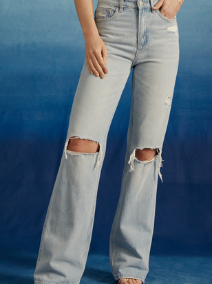Kayla Straight Leg Jeans - ARULA