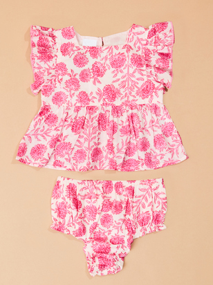 Talia Floral Tank and Bloomer Set - ARULA - 