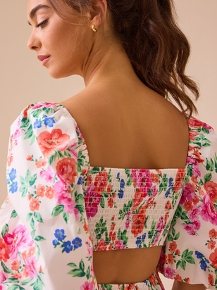 Cyndella Floral Mini Dress - ARULA