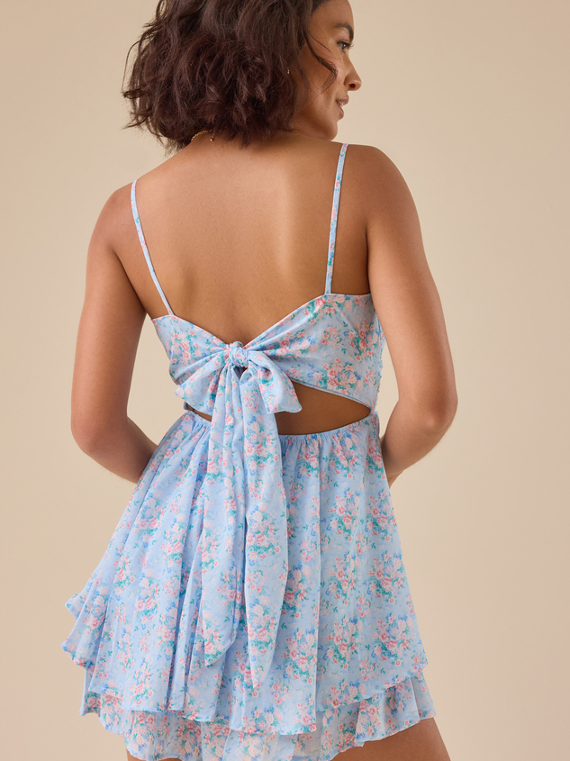 Lainey Double Layered Romper Detail 2 - ARULA