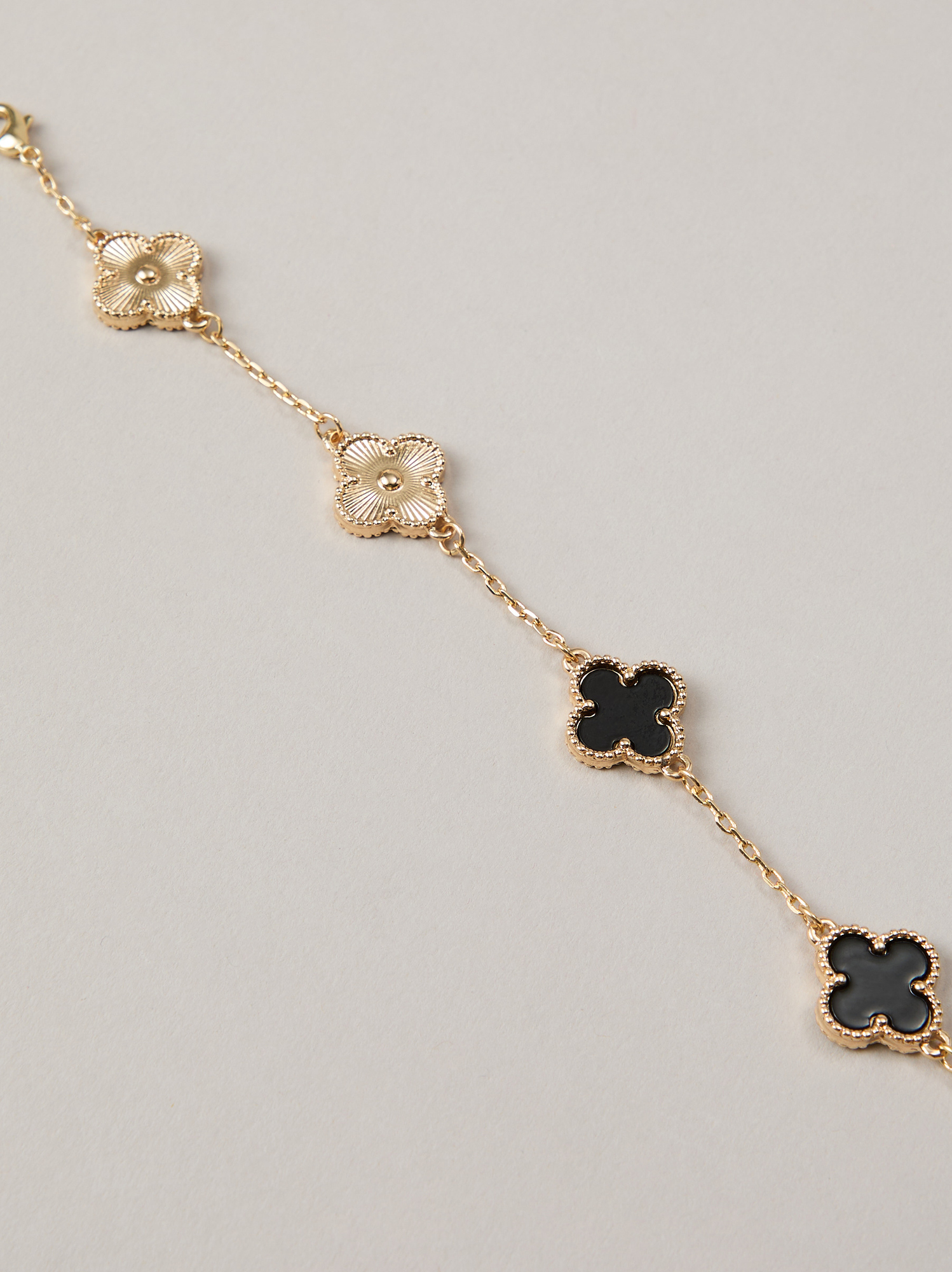 Double Sided Clover Bracelet
