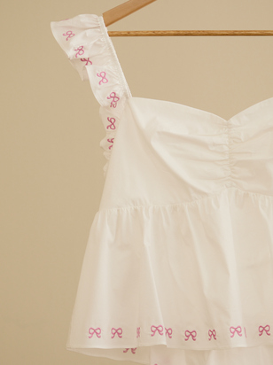 Larissa Bow Tie-Back Top - ARULA