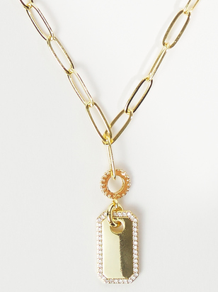 Tag Chain Necklace - ARULA