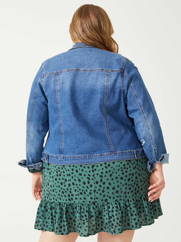 With Love Denim Jacket Detail 3 - ARULA