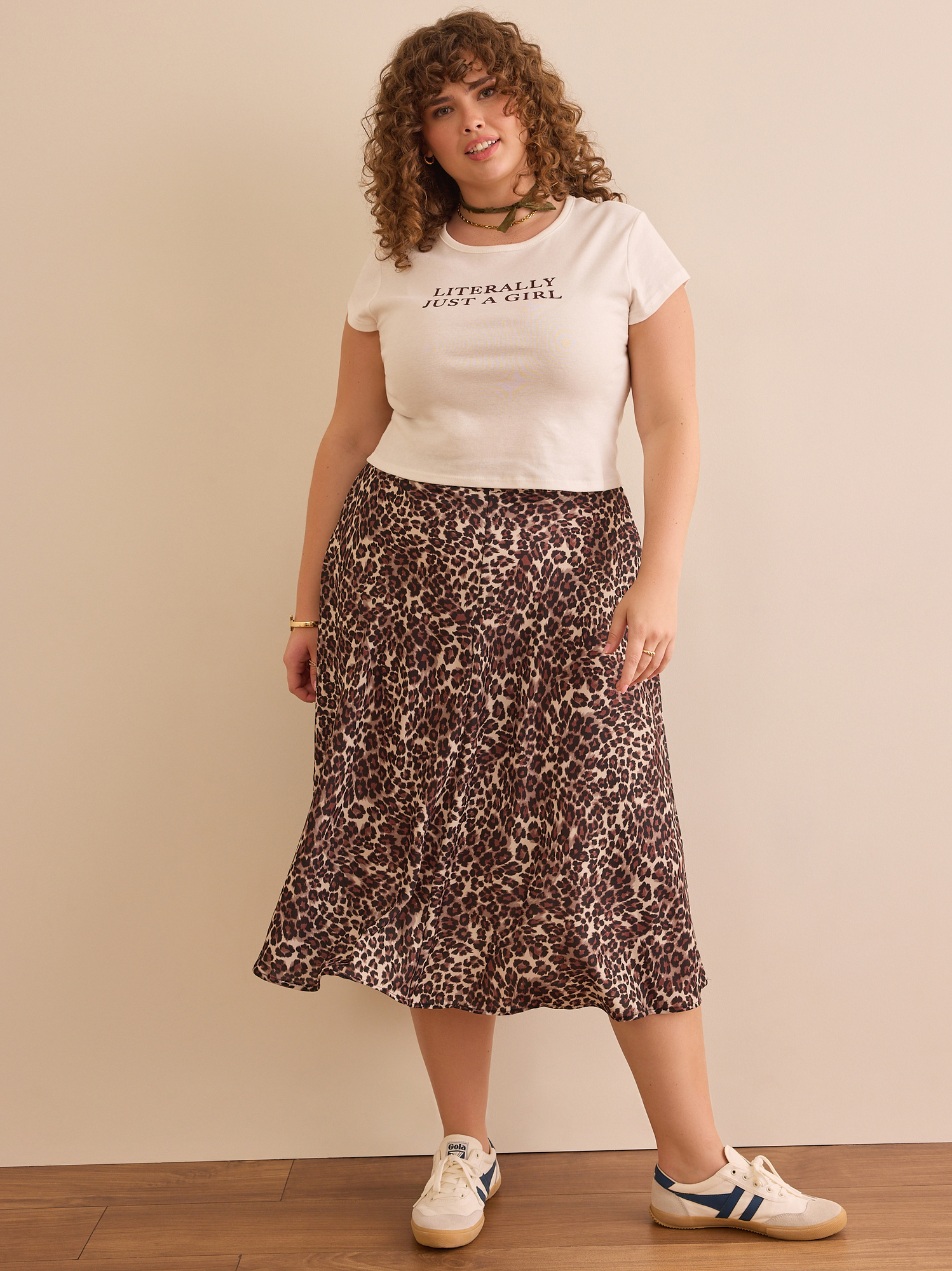 Leopard print midi skirt 50 shop