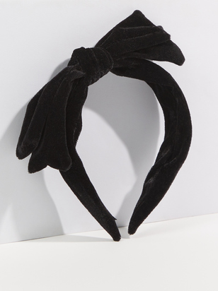 Velvet Bow Headband - ARULA