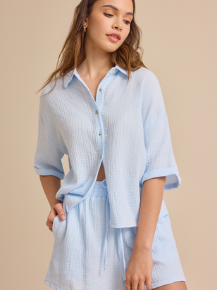 Delia Gauze Top Set - ARULA