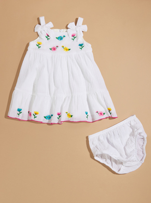 Laurie Flower Dress and Bloomer Set - ARULA