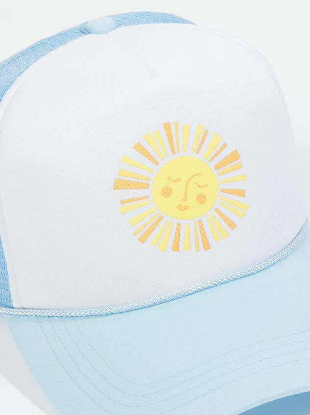 Sunshine Trucker Hat Detail 2 - ARULA