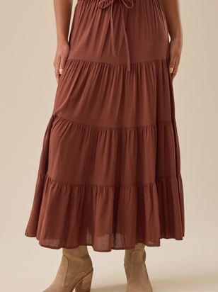 Lorie Midi Skirt - ARULA