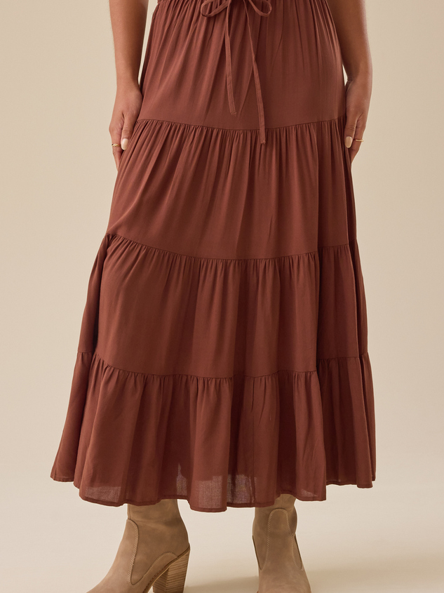 Lorie Midi Skirt Detail 2 - ARULA