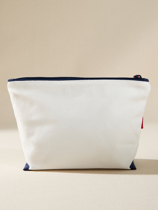 Embroidered Lobster Pouch Detail 3 - ARULA