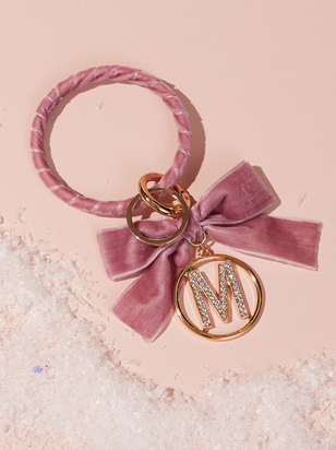 Velvet Monogram Keychain - M - ARULA