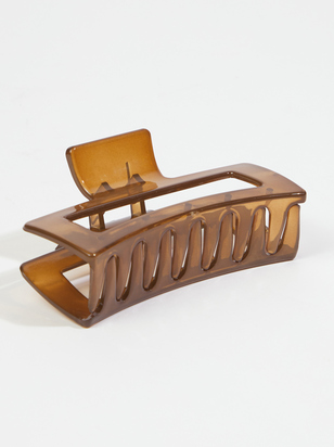Emily Box Claw Clip - Brown - ARULA