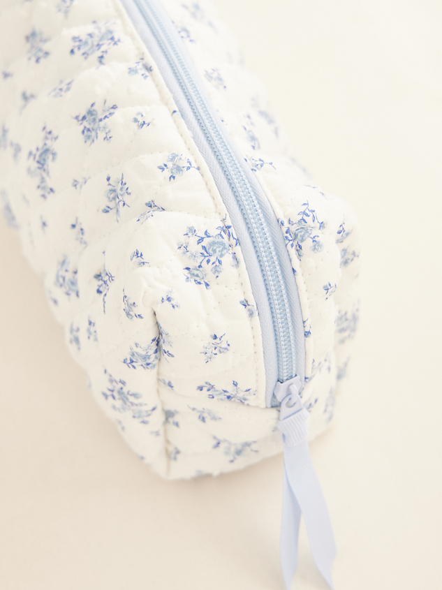 Floral Cosmetic Bag Detail 2 - ARULA