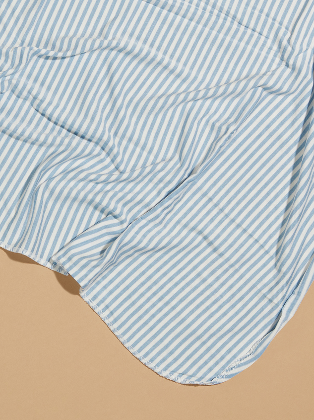 Dreamy Striped Swaddle Detail 2 - ARULA