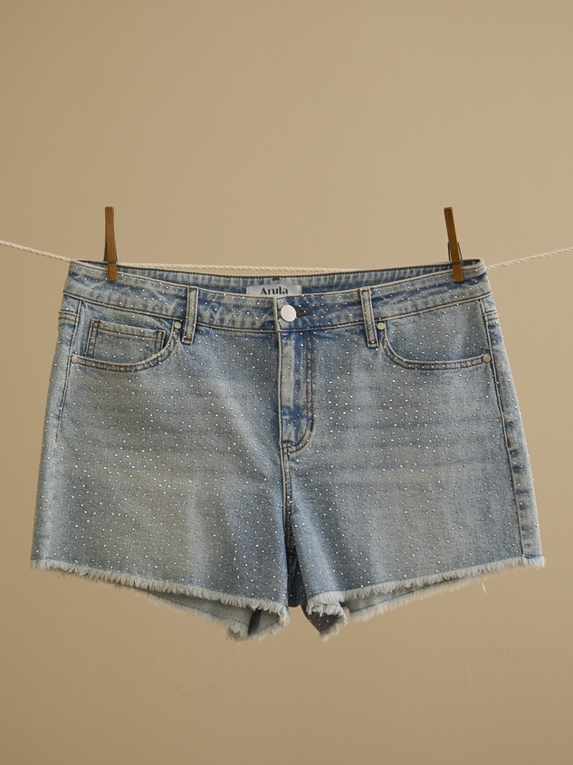 Sally Sparkle Denim Short - ARULA