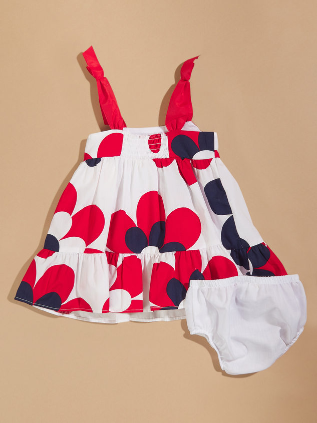 Saidy Floral Dress and Bloomer Set Detail 2 - ARULA