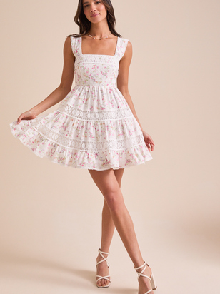Ella Kate Floral Mini Dress - ARULA