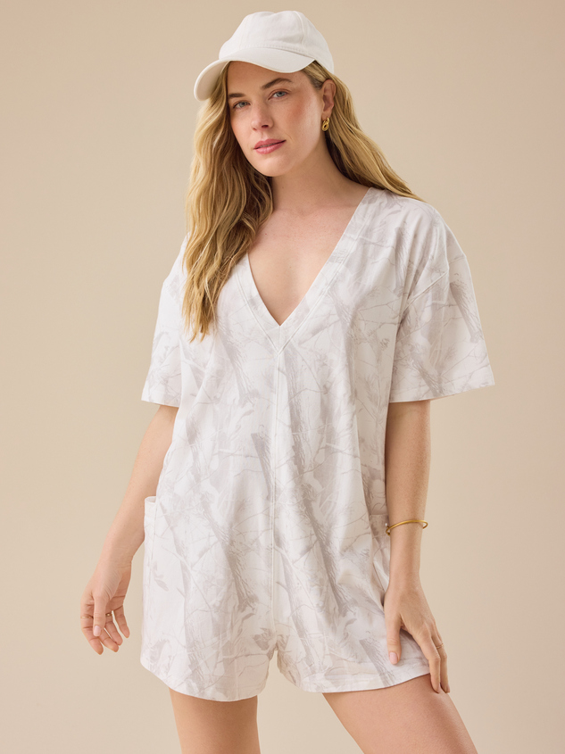 Cami Camo Mama Romper Detail 3 - ARULA