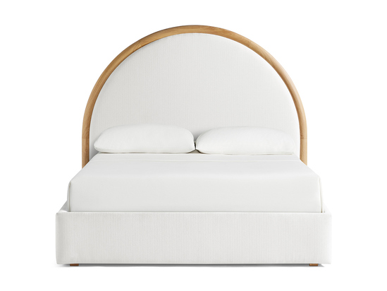 Joy Upholstered & Wood Bed - ARULA - 