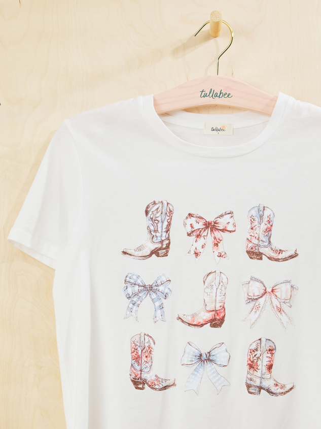 Boots and Bows Mama Tee Detail 2 - ARULA