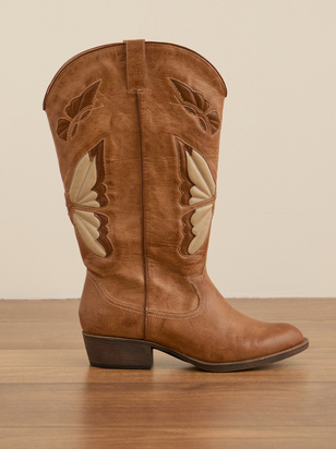 Monarch Butterfly Cut Out Boots - ARULA