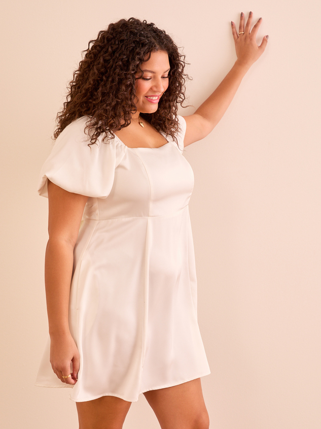 Nadia Satin Dress Detail 5 - ARULA
