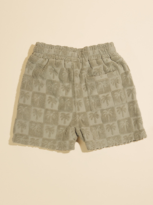 Palm Checkered Shorts by Rylee + Cru - ARULA