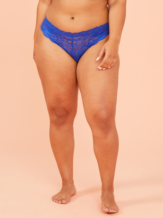 Stretch Lace Cheeky Undie Detail 3 - ARULA