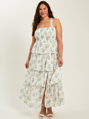 Willow Tiered Floral Maxi Dress - ARULA