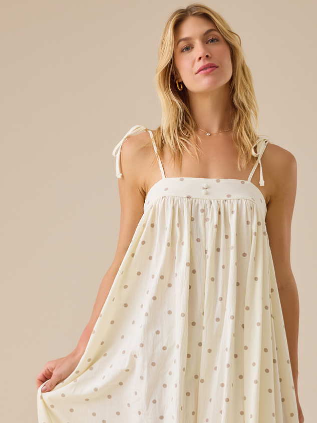 Laura Dot Mama Dress Detail 3 - ARULA