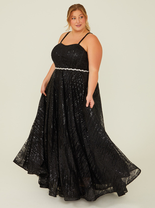 Maggie Sequin Maxi Dress - ARULA