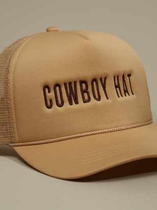 Cowboy Trucker Hat - ARULA