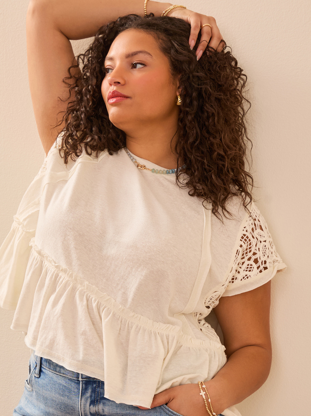 Andi Peplum Top Detail 3 - ARULA