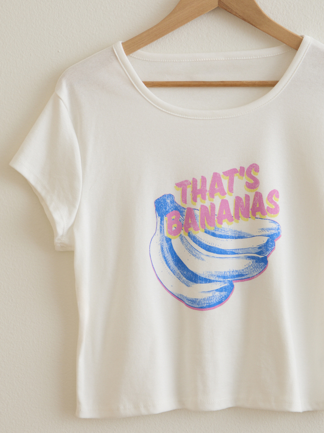 That's Bananas Baby Tee Detail 2 - ARULA