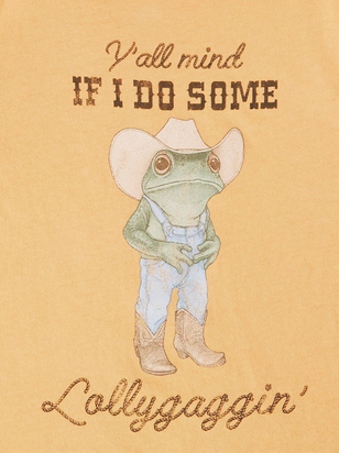 Lollygaggin Frog Tee - ARULA
