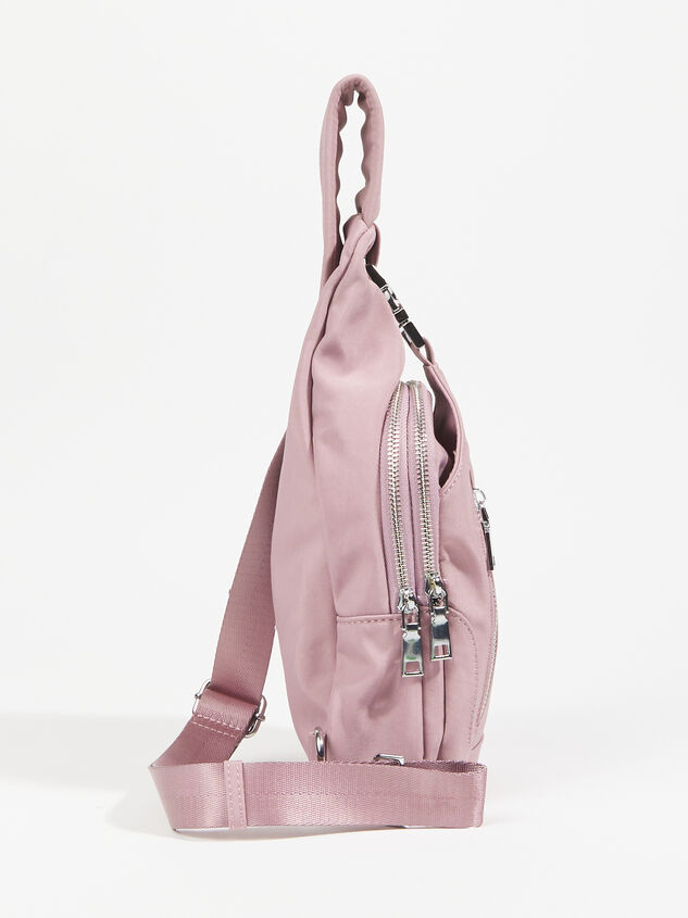 Nylon Traveler Sling Bag Detail 2 - ARULA