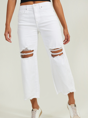 Brianna Cropped Straight Jeans - ARULA