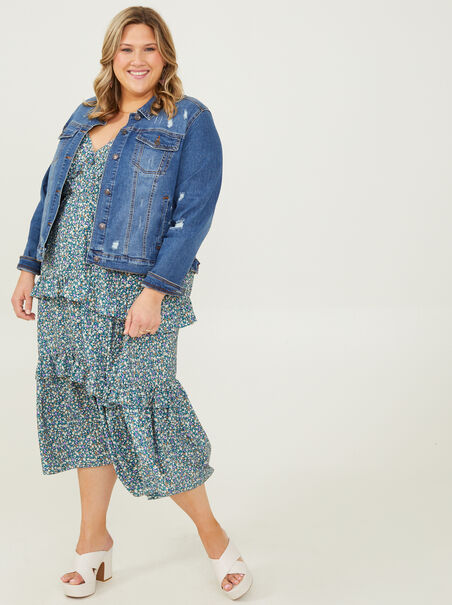 Destructed Denim Jacket - ARULA