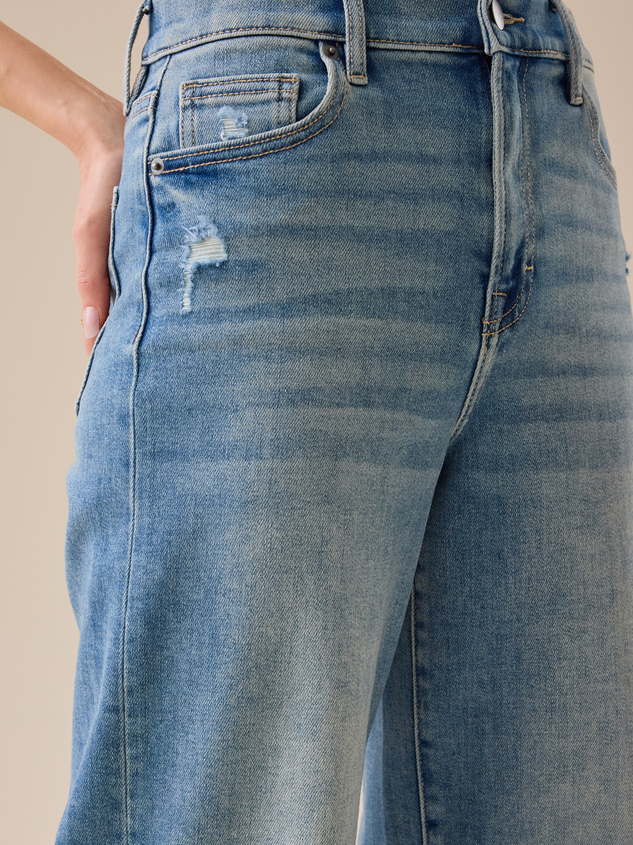 Rollins Straight Leg Jeans Detail 3 - ARULA