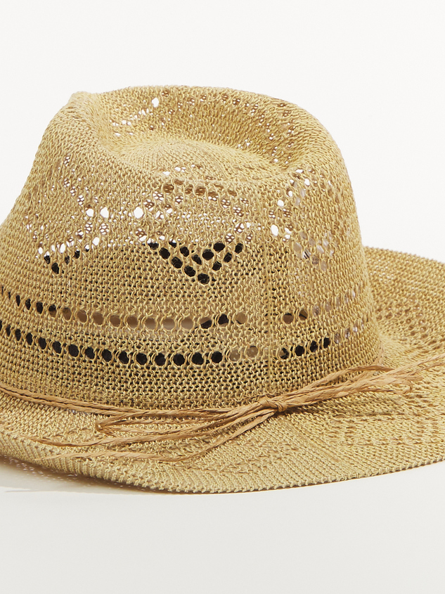 Woven Cowboy Hat Detail 3 - ARULA