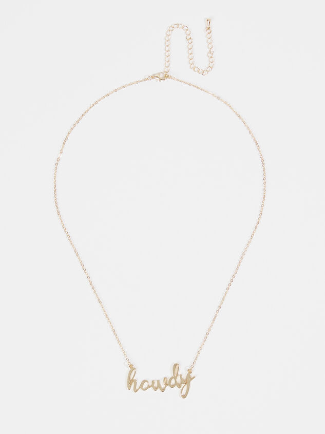 Howdy Necklace Detail 2 - ARULA
