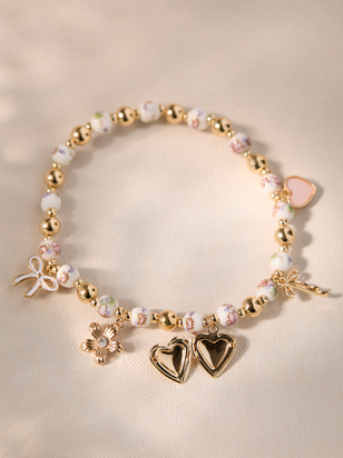 Coquette Cowgirl Charm Bracelet - ARULA