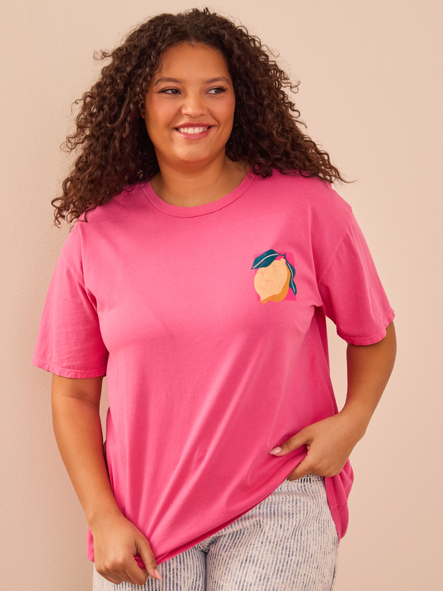 Palermo Oversized Tee Detail 2 - ARULA