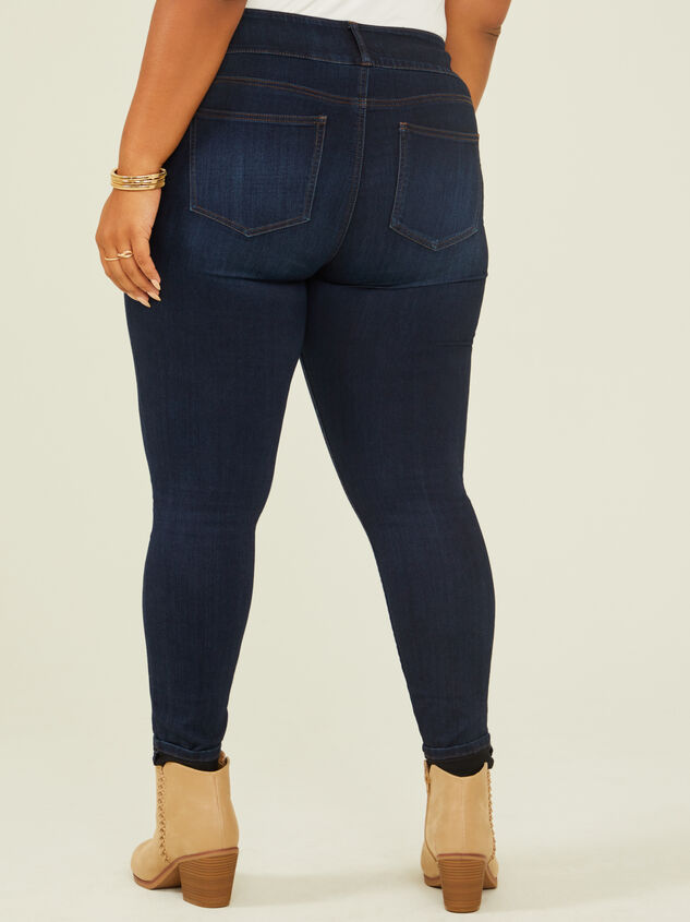 Waist Smoothing Skinny Jeans - Goldie Detail 3 - ARULA