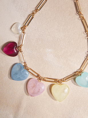 Stone Heart Necklace - ARULA